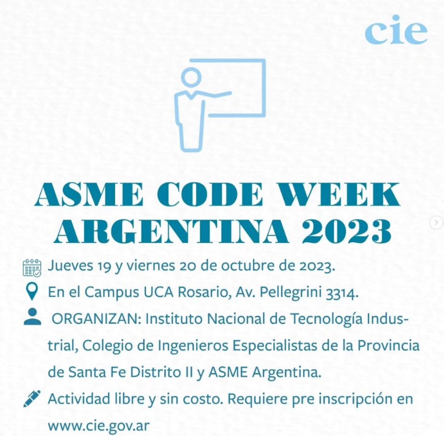 ASME Code Week
