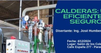 CALDERAS: USO EFICIENTE Y SEGURO